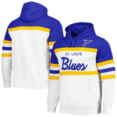St. Louis Blues Mitchell & Ness Head Coach Pullover Hoodie - NHL Hoodies