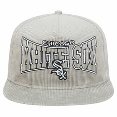 New Era Chicago White Sox Gray Corduroy Golfer Snapback Hat - MLB Hats