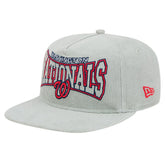 New Era Washington Nationals Gray Corduroy Golfer Snapback Hat - MLB Hats