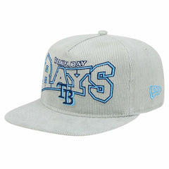 New Era Tampa Bay Rays Gray Corduroy Golfer Snapback Hat - MLB Hats