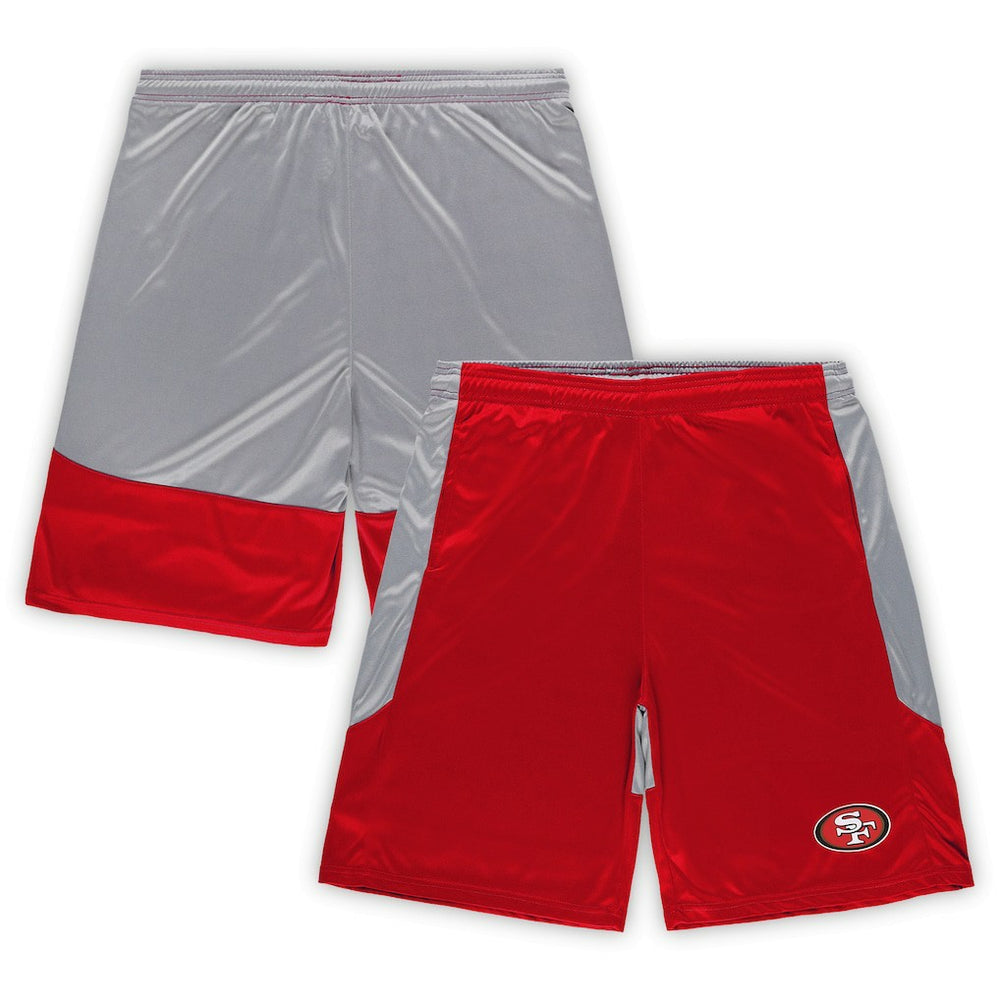 San Francisco 49ers Big & Tall Team Logo Shorts | NFL Discount