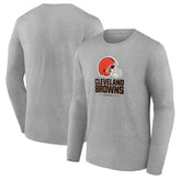 Cleveland Browns Team Lockup Long Sleeve T-Shirt | NFL New