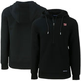 New York Giants Cutter & Buck Primary Mark Roam Eco Recycled Half-Zip Pullover Hoodie | NFL Outlet