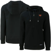 Washington Commanders Cutter & Buck Primary Mark Roam Eco Recycled Half-Zip Pullover Hoodie | NFL Near me