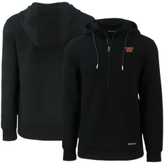 Washington Commanders Cutter & Buck Primary Mark Roam Eco Recycled Half-Zip Pullover Hoodie | NFL Near me