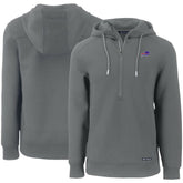 Buffalo Bills Cutter & Buck Primary Mark Roam Eco Recycled Half-Zip Pullover Hoodie | NFL Near me