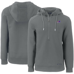 Buffalo Bills Cutter & Buck Primary Mark Roam Eco Recycled Half-Zip Pullover Hoodie | NFL Near me