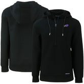 Buffalo Bills Cutter & Buck Primary Mark Roam Eco Recycled Half-Zip Pullover Hoodie | NFL Online