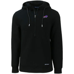 Buffalo Bills Cutter & Buck Primary Mark Roam Eco Recycled Half-Zip Pullover Hoodie | NFL Online