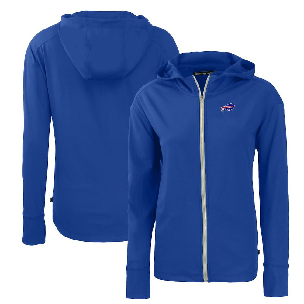 Buffalo Bills Cutter & Buck Women's Primary Mark Daybreak Eco Recycled Full-Zip Hoodie | NFL Outlet