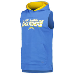 Los Angeles Chargers MSX by Michael Strahan Captain Sleeveless Hoodie T-Shirt | NFL Sale