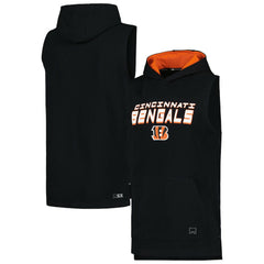 Cincinnati Bengals MSX by Michael Strahan Captain Sleeveless Hoodie T-Shirt | NFL On sale
