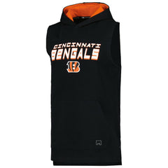 Cincinnati Bengals MSX by Michael Strahan Captain Sleeveless Hoodie T-Shirt | NFL On sale