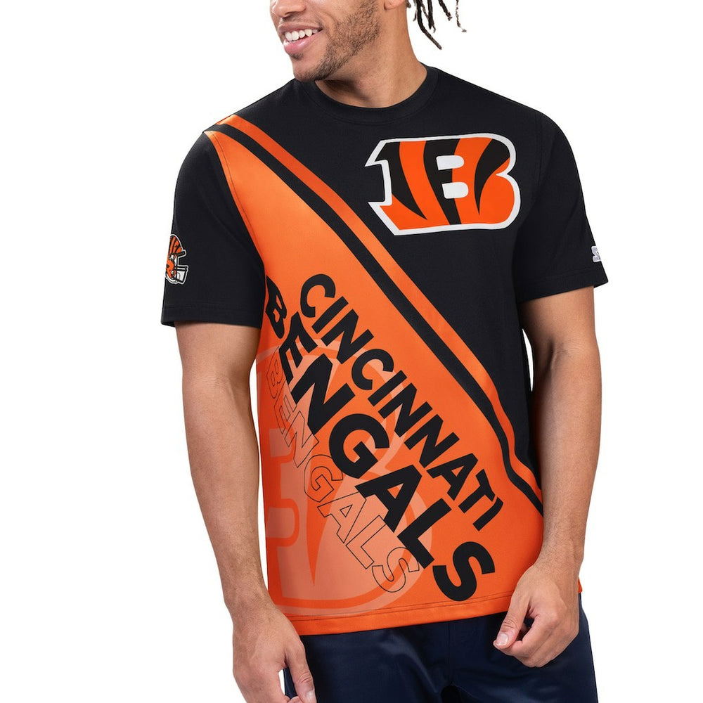 Cincinnati Bengals Starter Finish Line Extreme Graphic T-Shirt | NFL Near me