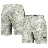 Cincinnati Bengals Margaritaville Sandwashed Monstera Print Amphib Shorts | NFL Online