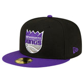 Black/Purple Sacramento Kings 2-Tone 59FIFTY Fitted Hat | NBA