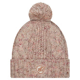 Miami Dolphins Women's Trendy Tone Cuffed Knit Hat with Pom | NFL US