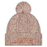 New York Jets Women's Trendy Tone Cuffed Knit Hat with Pom | NFL Outlet