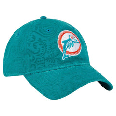 Miami Dolphins Women's Throwback Flair 9TWENTY Adjustable Hat | NFL Online