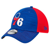 Royal/Red Philadelphia 76ers Active Tech Neo Flex 39THIRTY Flex Hat | NBA