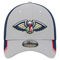 Gray/Navy New Orleans Pelicans Active Trim 39THIRTY Flex Hat | NBA