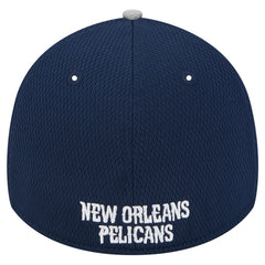 Gray/Navy New Orleans Pelicans Active Trim 39THIRTY Flex Hat | NBA