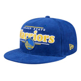 Royal Golden State Warriors Throwback Display Corduroy 9FIFTY Snapback Hat sale | NBA