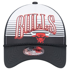 Chicago Bulls Black Throwback Gradient A-Frame 9FORTY Adjustable Hat | NBA