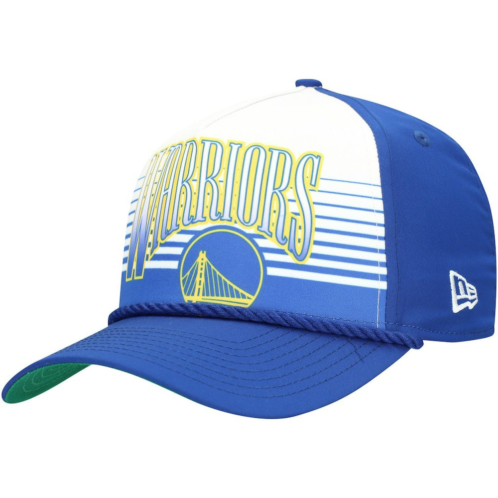 Golden State Warriors Royal Throwback Gradient A-Frame 9FORTY Adjustable Hat | NBA