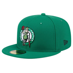 Kelly Green Boston Celtics Throwback Pennant 59FIFTY Fitted Hat | NBA