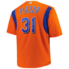 Mike Piazza New York Mets Mitchell & Ness Big & Tall Cooperstown Mesh Batting Practice Jersey - MLB Jerseys