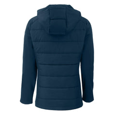 Los Angeles Chargers Cutter & Buck Women's Evoke PrimaLoft Hybrid Eco Softshell Recycled Full-Zip Hooded Jacket | NFL Online