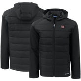 New York Giants Cutter & Buck Evoke PrimaLoft Hybrid Eco Softshell Recycled Full-Zip Hooded Jacket | NFL Discount