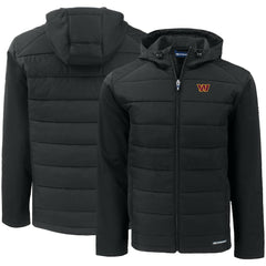Washington Commanders Cutter & Buck Evoke PrimaLoft Hybrid Eco Softshell Recycled Full-Zip Hooded Jacket | NFL On sale