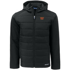 Washington Commanders Cutter & Buck Evoke PrimaLoft Hybrid Eco Softshell Recycled Full-Zip Hooded Jacket | NFL On sale