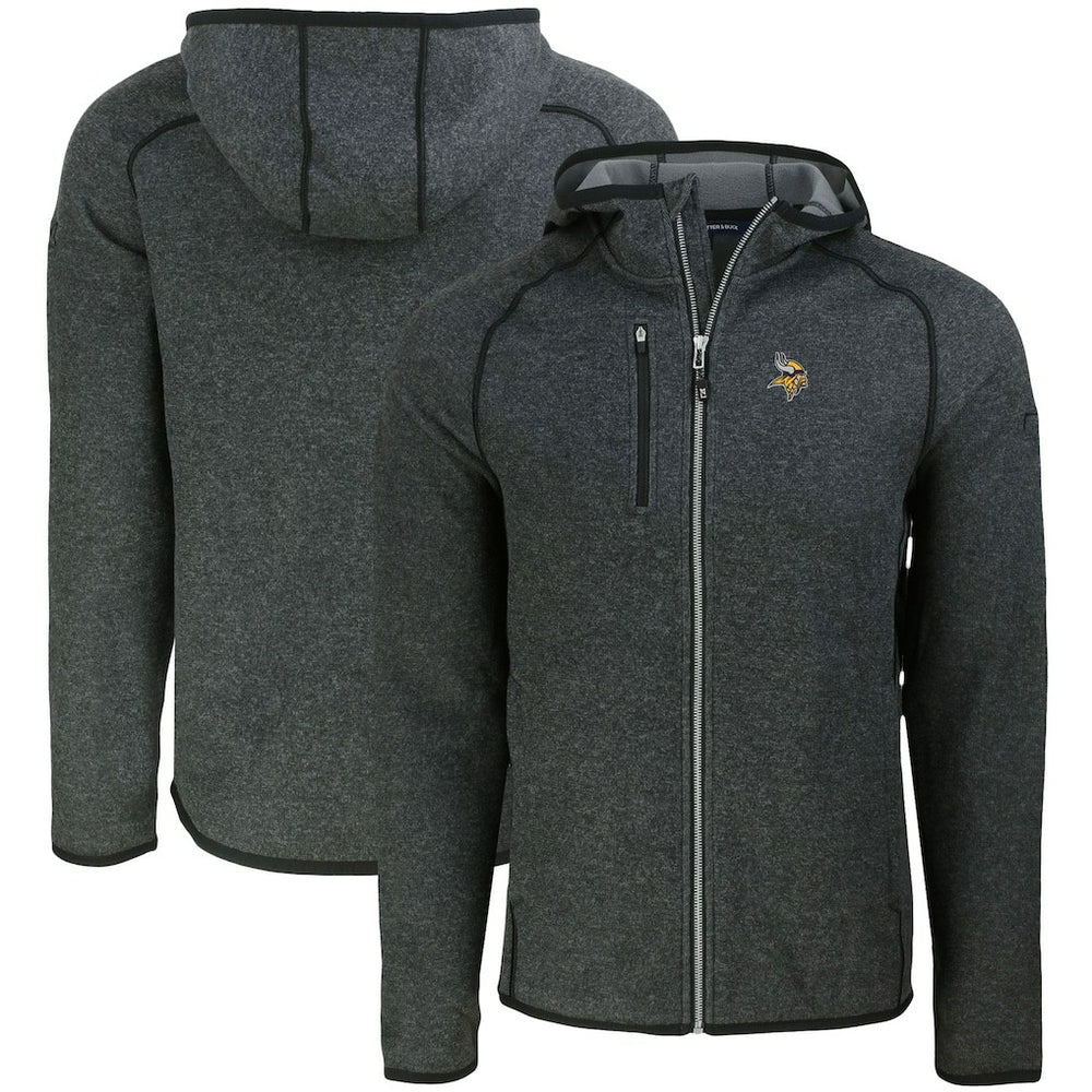 Minnesota Vikings Cutter & Buck Mainsail Full-Zip Hooded Jacket | NFL Outlet