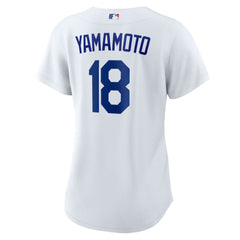 Yoshinobu Yamamoto Los Angeles Dodgers Nike Women's Home Replica Player Jersey - MLB Jerseys