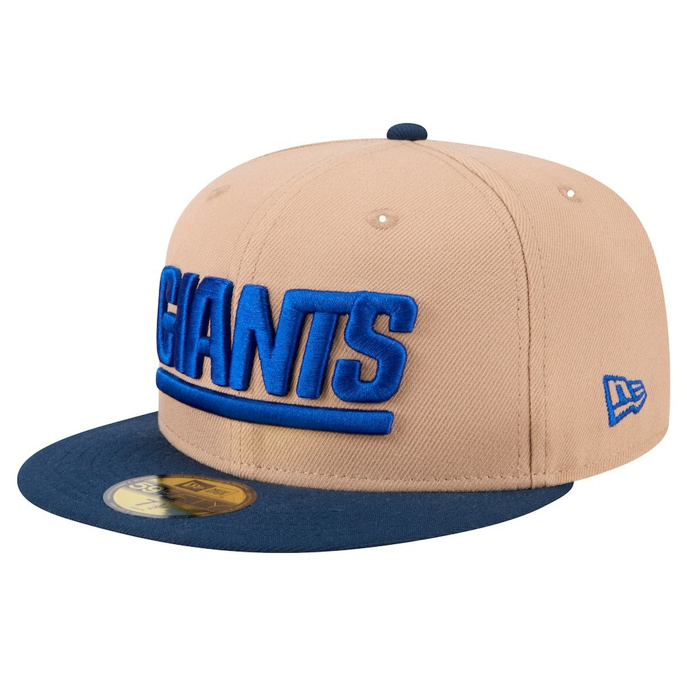 New York Giants Wordmark Logo Main 59FIFTY Fitted Hat | NFL New