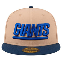 New York Giants Wordmark Logo Main 59FIFTY Fitted Hat | NFL New