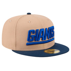 New York Giants Wordmark Logo Main 59FIFTY Fitted Hat | NFL New