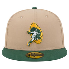 Green Bay Packers Throwback Logo Main 59FIFTY Fitted Hat | NFL Near me