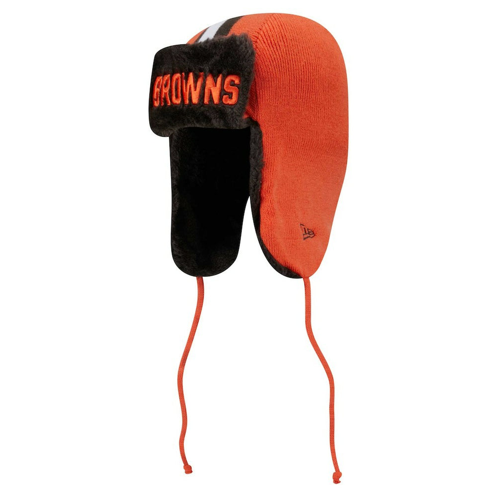 Cleveland Browns Helmet Head Trapper Knit Hat | NFL New