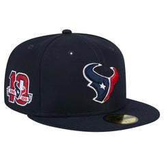 Houston Texans Main Side Patch 59FIFTY Fitted Hat | NFL Outlet