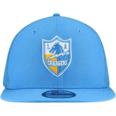 Los Angeles Chargers Throwback Main Trucker 9FIFTY Snapback Hat | NFL Outlet