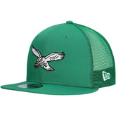 Philadelphia Eagles Throwback Main Trucker 9FIFTY Snapback Hat | NFL US