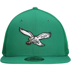 Philadelphia Eagles Throwback Main Trucker 9FIFTY Snapback Hat | NFL US