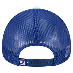 New York Giants Youth Sport Night Color Block 9FORTY A-Frame Trucker Adjustable Hat | NFL Hot