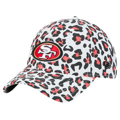 San Francisco 49ers Girls Youth Active Leopard 9TWENTY Adjustable Hat | NFL Outlet