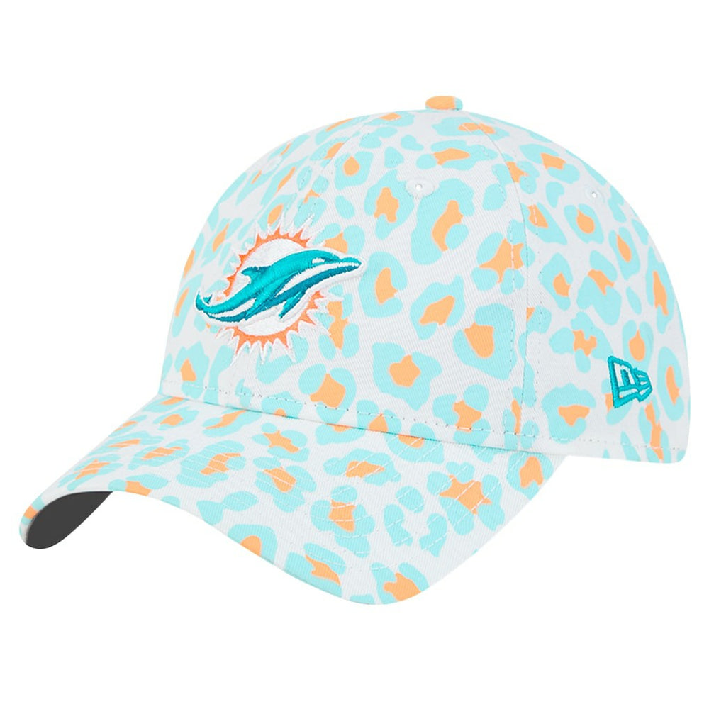 Miami Dolphins Preschool Active Leopard 9TWENTY Adjustable Hat | NFL New