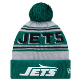 New York Jets Youth Main Cuffed Knit Hat with Pom | NFL Online